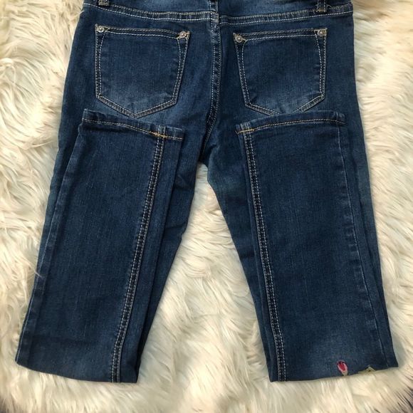 Jeans set of 4 mix brands SZ 10&12 big kids - Picture 3 of 9